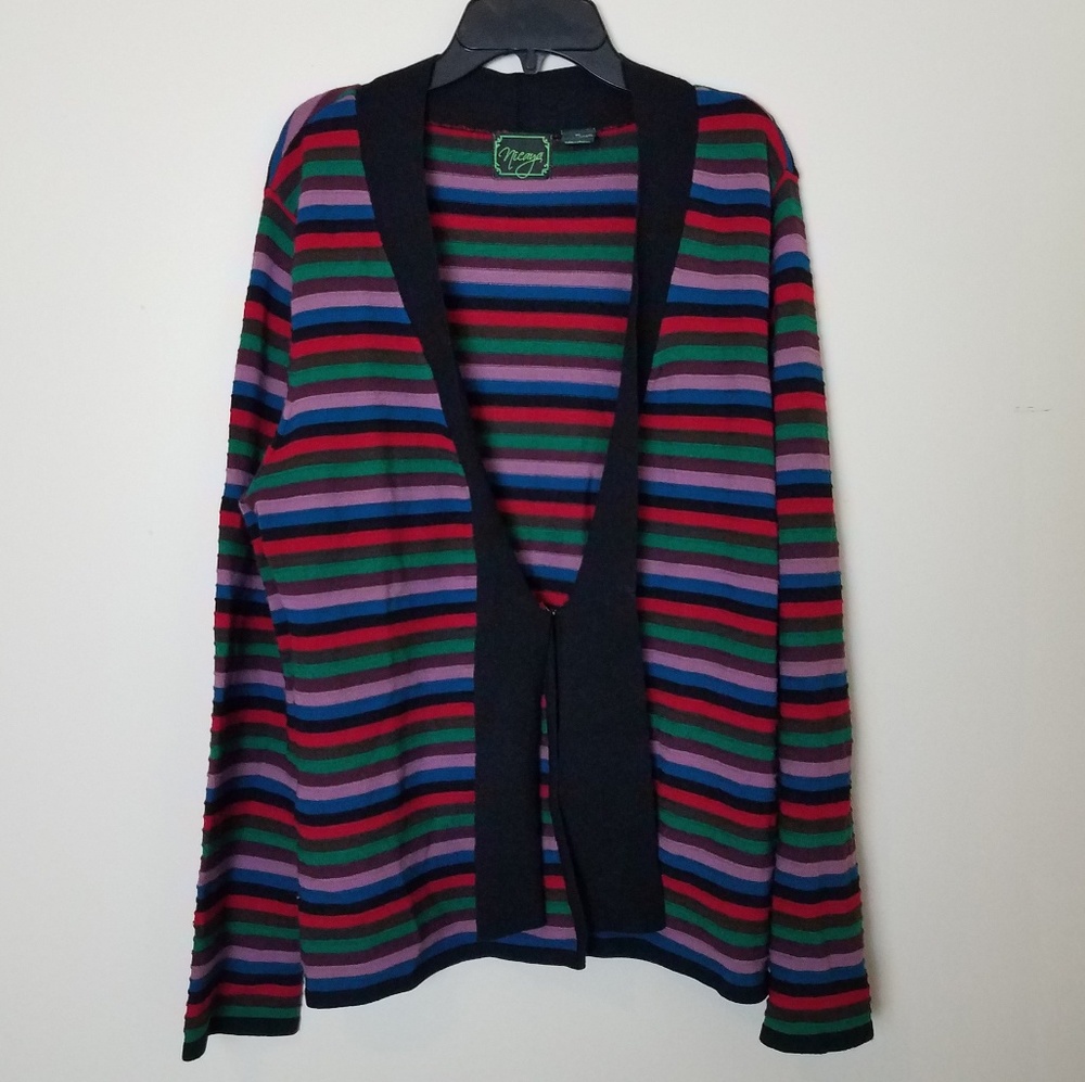 🌙Nicaya Striped Cute Long Sleeve Cardigan